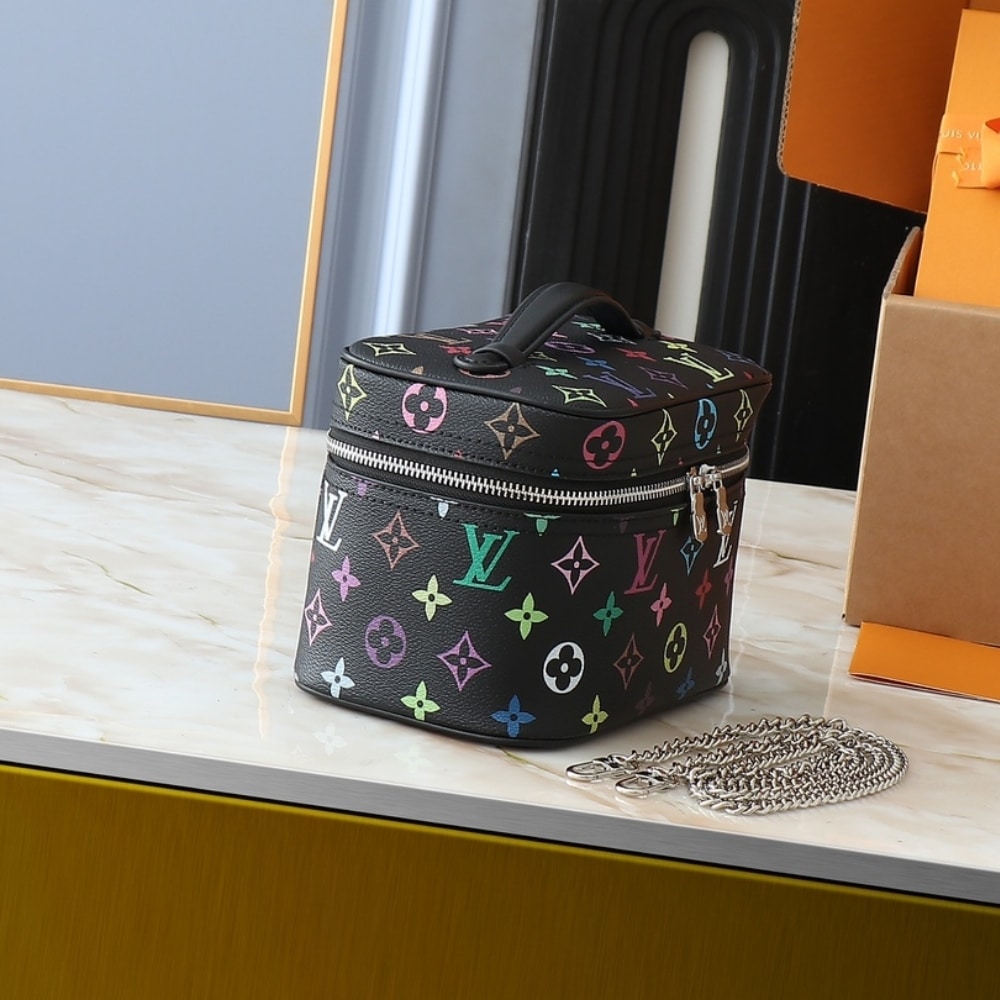 Louis Vuitton X Takashi Murakami Nice Mini Black 20Cm M13747 - Image 3