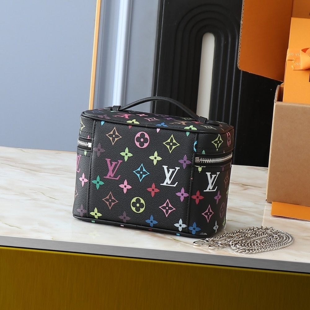 Louis Vuitton X Takashi Murakami Nice Mini Black 20Cm M13747 - Image 4