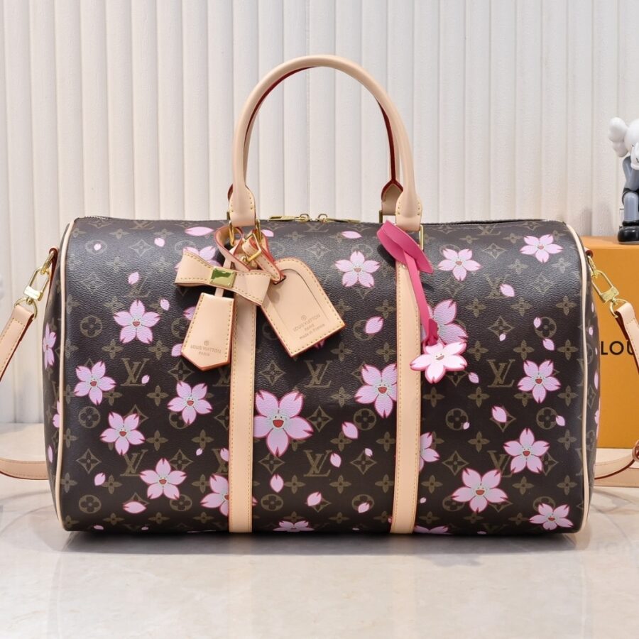 Alternative view of Louis Vuitton X Takashi Murakami Keepall Bandoulière 45 Brown 45cm M13752