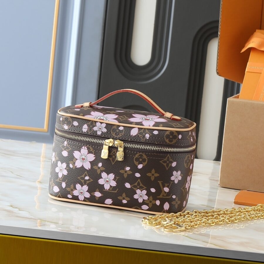 Alternative view of Louis Vuitton x Takashi Murakami Nice Mini Sakura Brown 20cm M14181