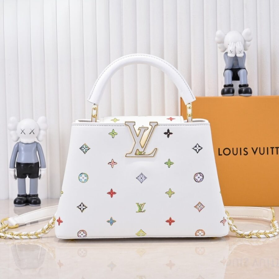 Alternative view of Louis Vuitton X Murakami Capucines BB Multicolored 27Cm M14165