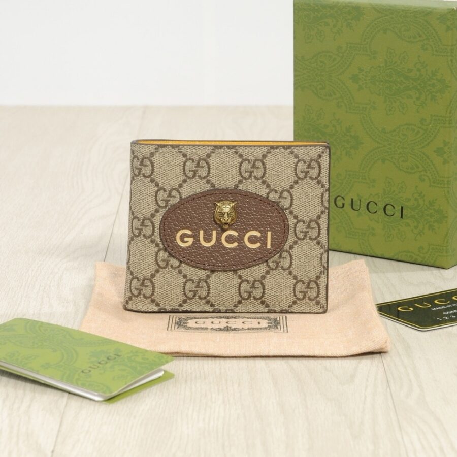 Alternative view of Gucci Neo Vintage Gg Supreme Wallet Beige 12cm