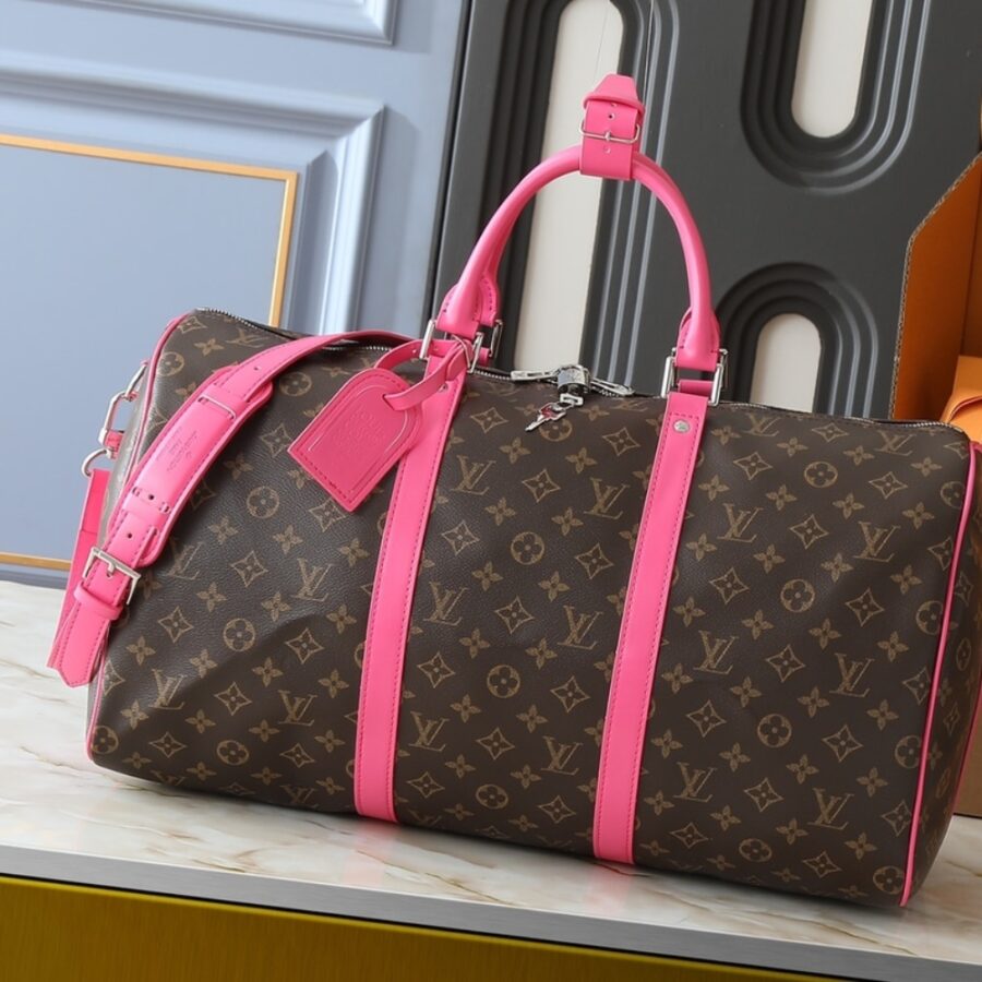 Alternative view of Louis Vuitton Keepall Bandoulière 45 Pondichery Pink 50cm M13807