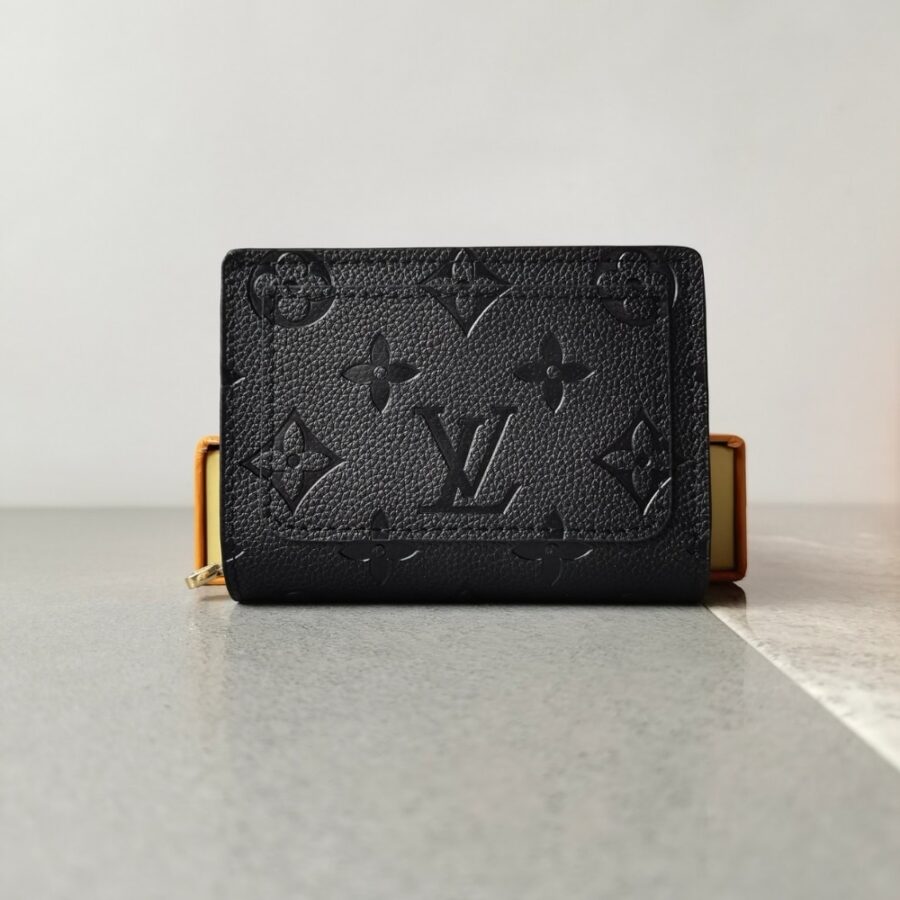 Alternative view of Louis Vuitton Cléa Wallet Monogram Empreinte Leather Black 11Cm M80151