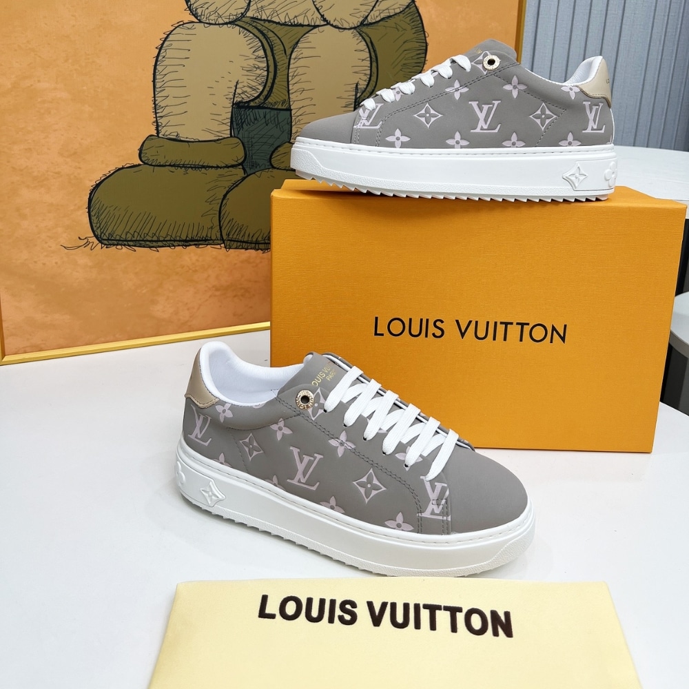 Louis Vuitton Time Out Sneaker Grey 1AGUVW - Image 2