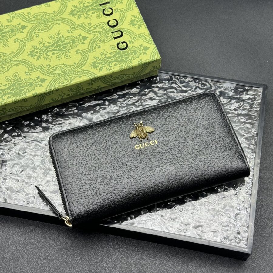 Alternative view of Gucci Animalier Leather Zip Around Wallet 19cm 523667 Dj20t 1000