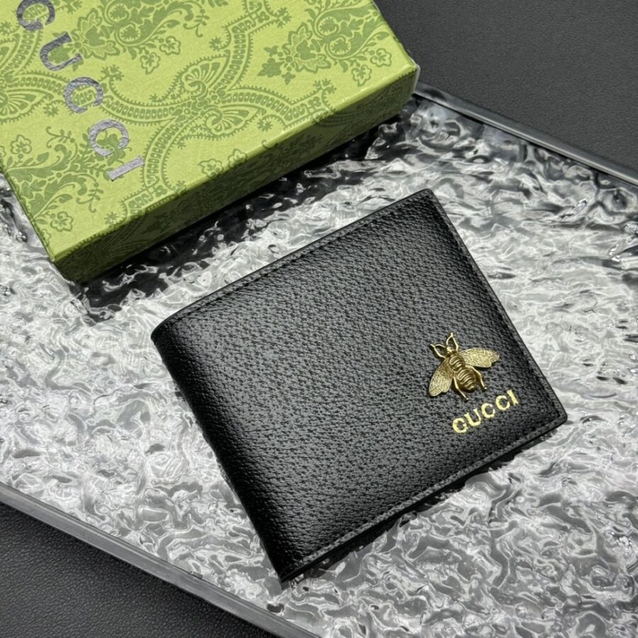 Alternative view of Gucci Animalier Bi Fold Wallet Black 11cm 523664 Dj20t 1000