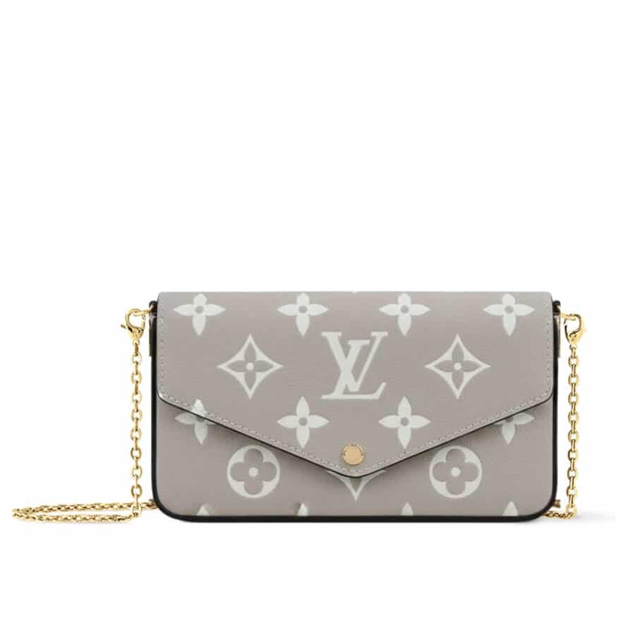 Louis Vuitton Félicie Pochette Monogram Grey 21Cm M82610