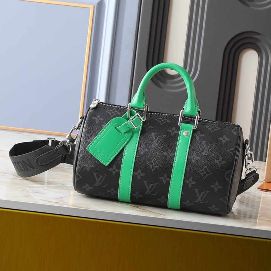 Alternative view of Louis Vuitton Keepall Bandoulière 25 Bamboo Green 25cm M25885