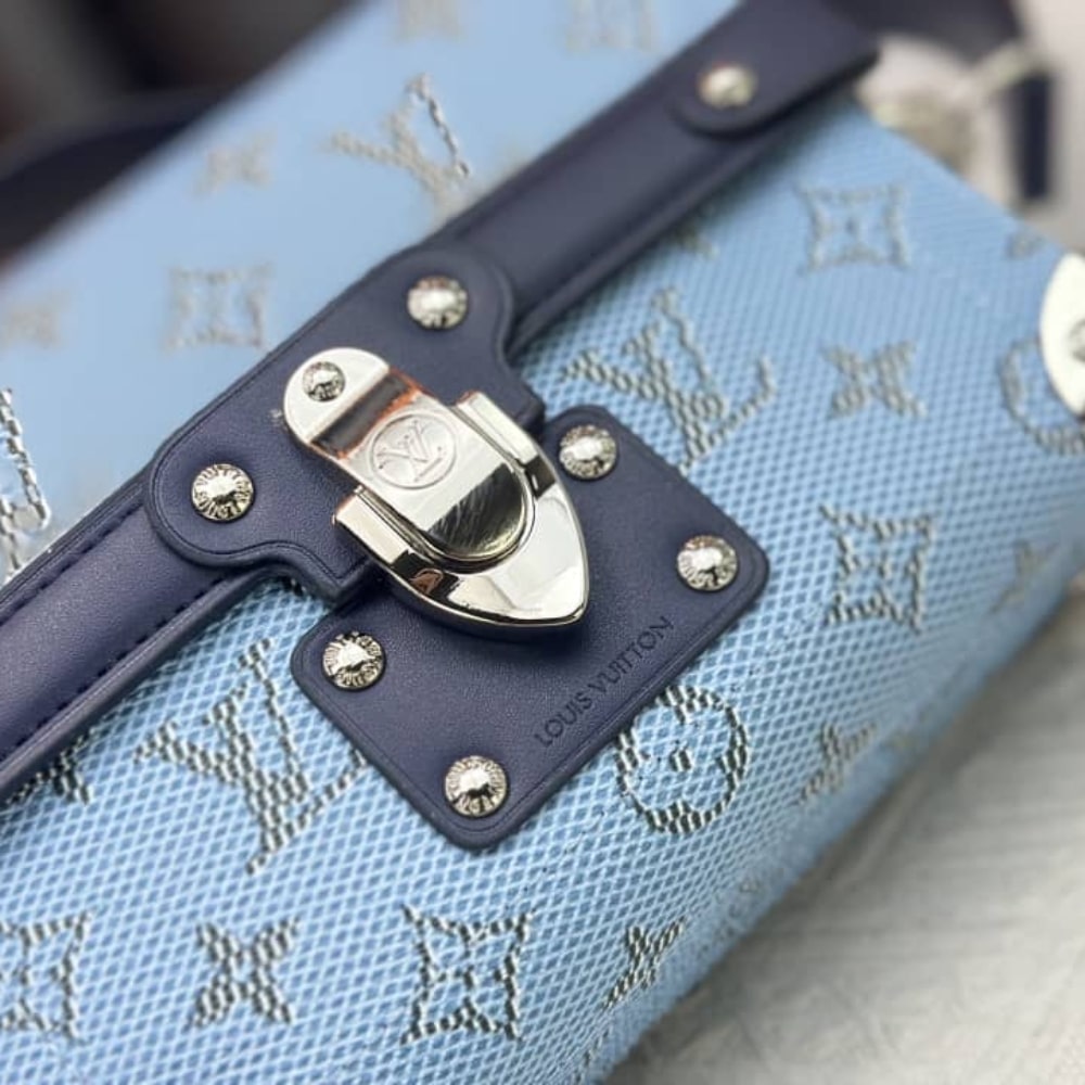 Louis Vuitton Soul Trunk Bag Monogram Blue 19Cm M15035 - Image 5