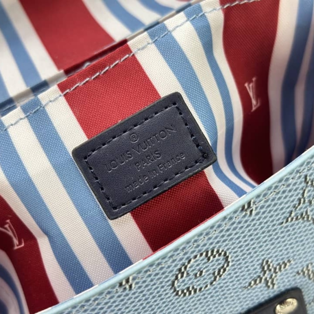 Louis Vuitton Soul Trunk Bag Monogram Blue 19Cm M15035 - Image 2