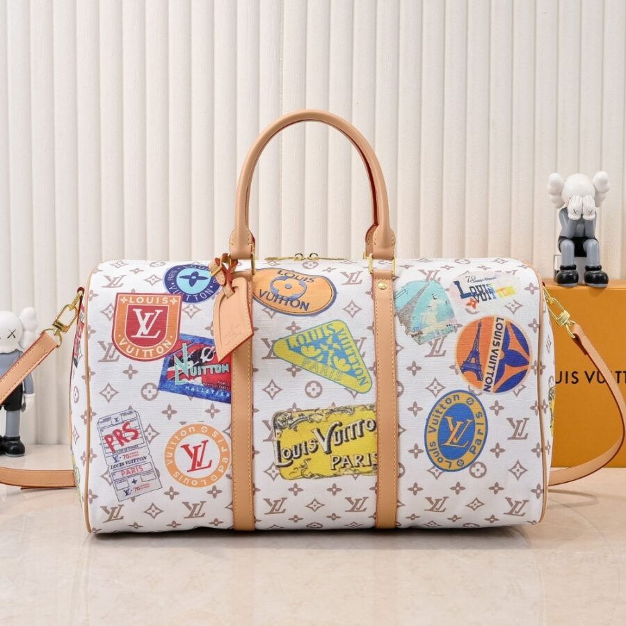 Alternative view of Louis Vuitton Keepall Bandoulière 45 Monogram Dune Coated Canvas 45cm M14736