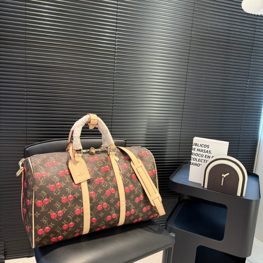 Alternative view of Louis Vuitton X Takashi Murakami Keepall Bandoulière 45 Monogram Brown M13764