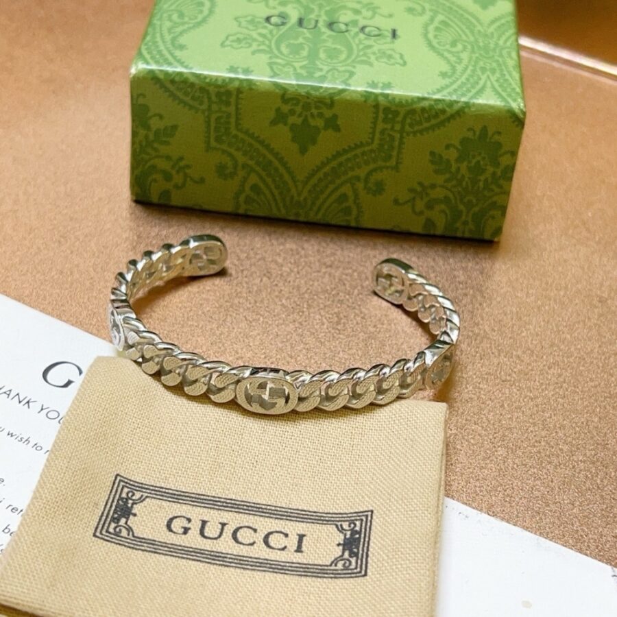Alternative view of Gucci Silver Interlocking G Cuff Bracelet