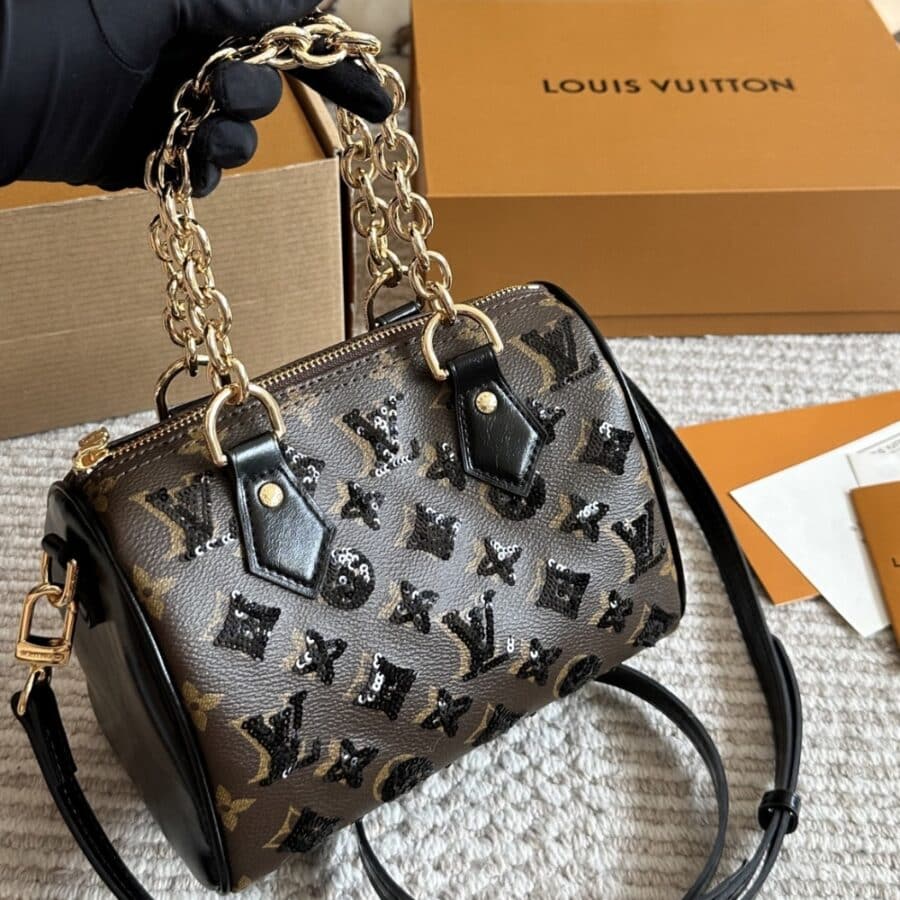 Alternative view of Louis Vuitton Speedy Bandouliere 20 Monogram Canvas Brown 20cm M26314