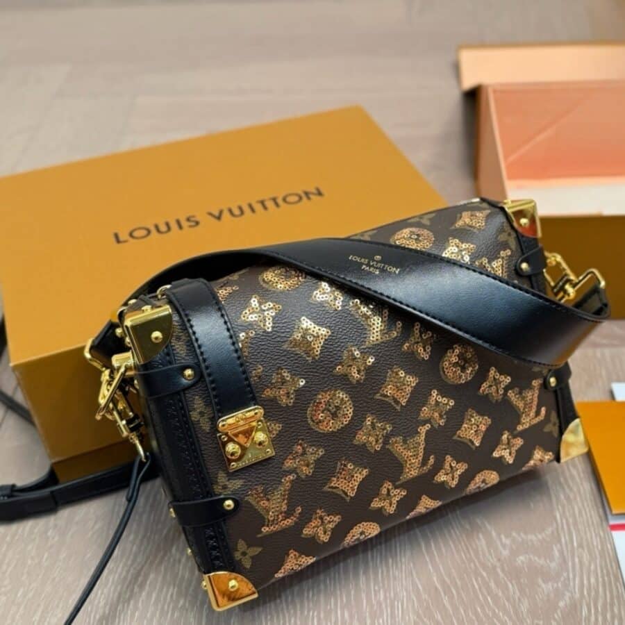 Alternative view of Louis Vuitton Side Trunk MM Monogram Canvas Brown 23cm M27036