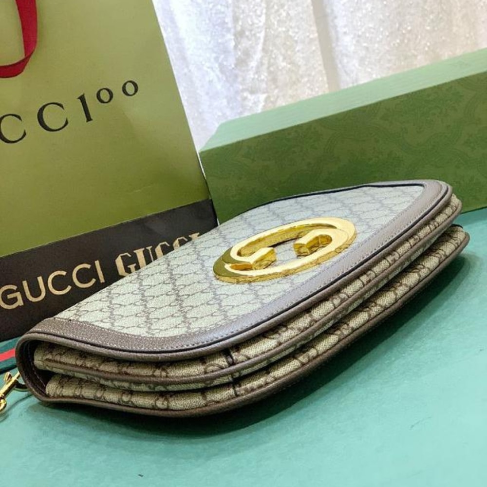 Gucci Blondie Medium Shoulder Bag Beige 29cm 699210 96iwg 8745 - Image 5