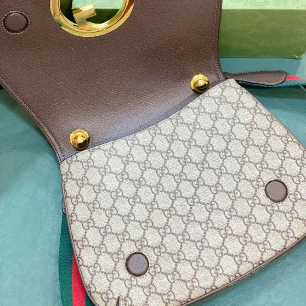 Gucci Blondie Medium Shoulder Bag Beige 29cm 699210 96iwg 8745 - Image 7