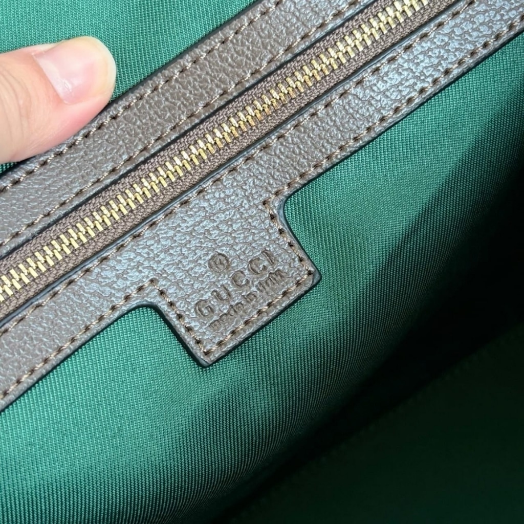 Gucci Ophidia Medium Tote Bag Beige And Brown GG Canvas 31Cm 836849 FAE0J 9867 - Image 9
