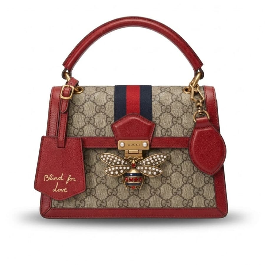 Gucci Queen Margaret GG Small Top Handle Bag Red 25cm 476541 9I6ST 8540