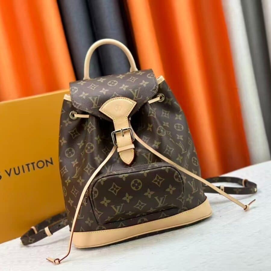 Alternative view of Louis Vuitton Montsouris PM Backpack Brown 30Cm M11198