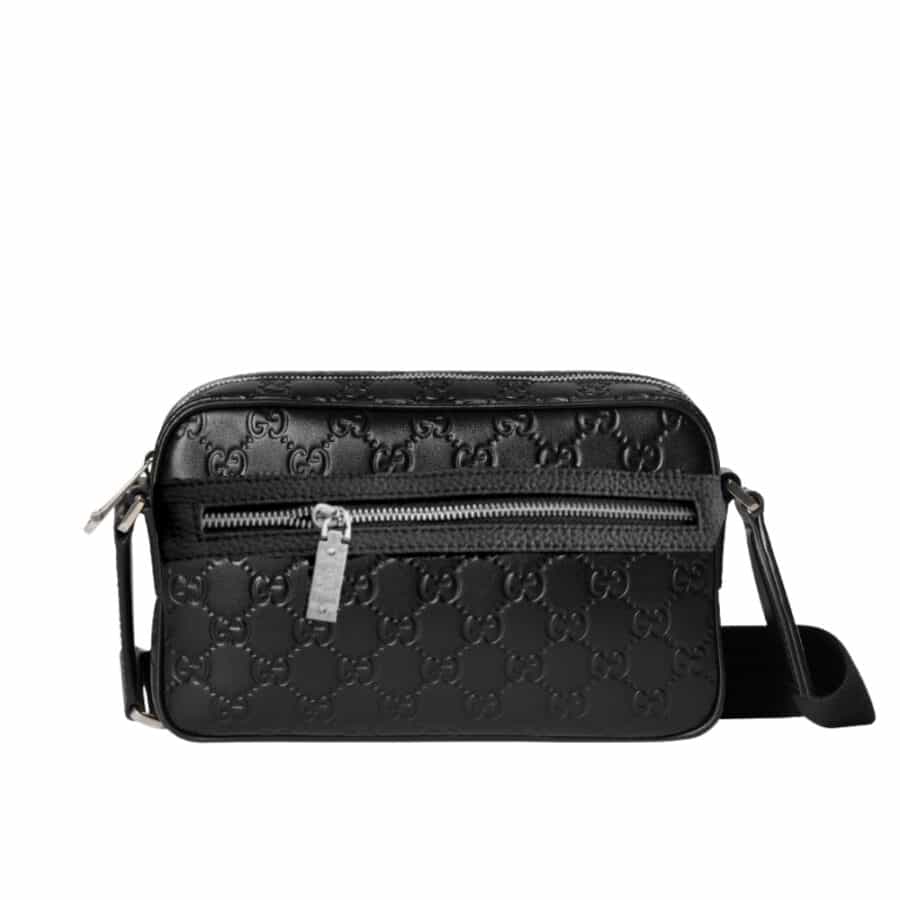 Gucci Gg Emblem Small Crossbody Bag Black 27Cm 850242 Aafom 1053