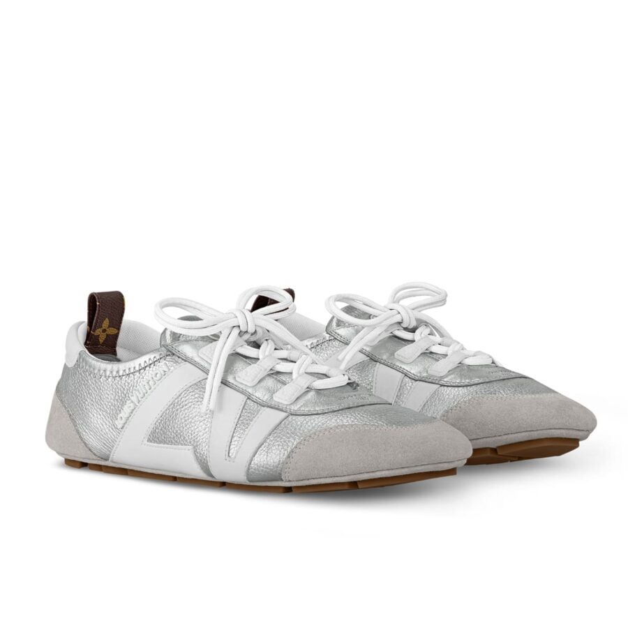 Louis Vuitton Lv Sneakerina Silver 1Ahojd