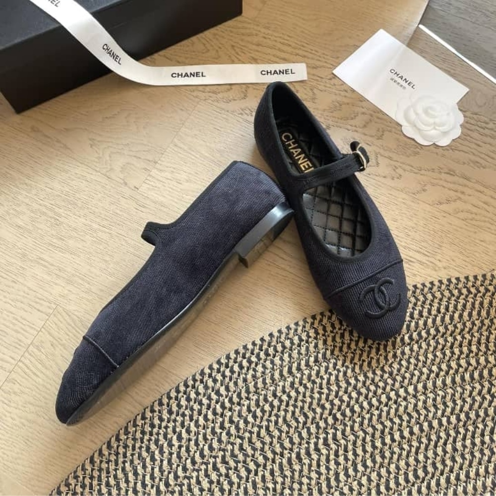 Chanel Mary Jane Ballet Flat Black - Image 5