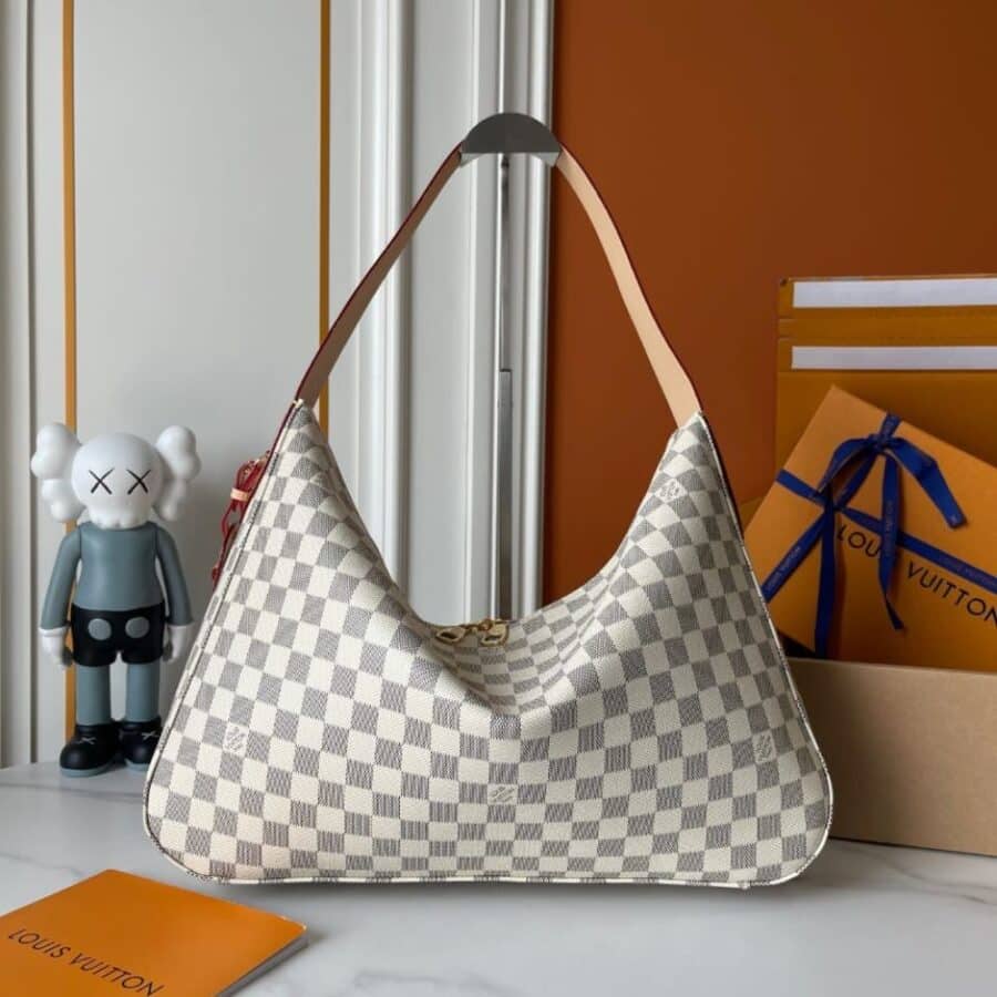 Alternative view of Louis Vuitton Slouchy MM Damier Azur 40Cm N00126