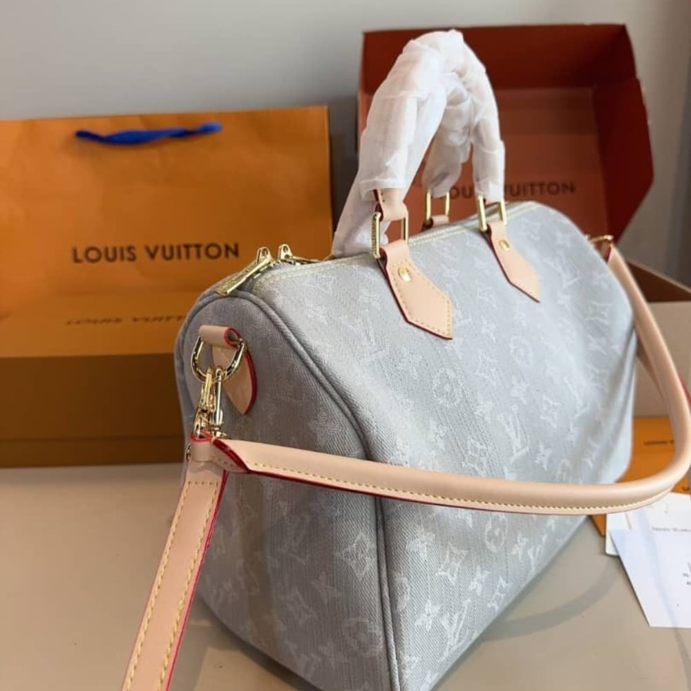 Louis Vuitton Speedy Soft 30 Washed Gray 30Cm M13344 - Image 5