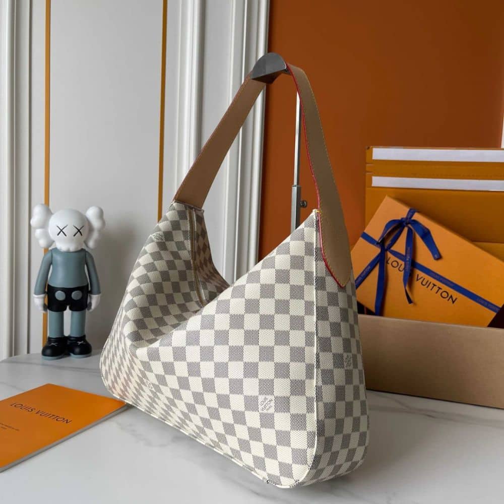 Louis Vuitton Slouchy MM Damier Azur 40Cm N00126 - Image 4