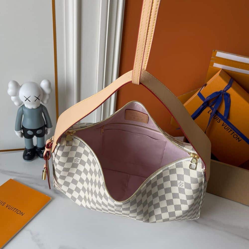 Louis Vuitton Slouchy MM Damier Azur 40Cm N00126 - Image 7