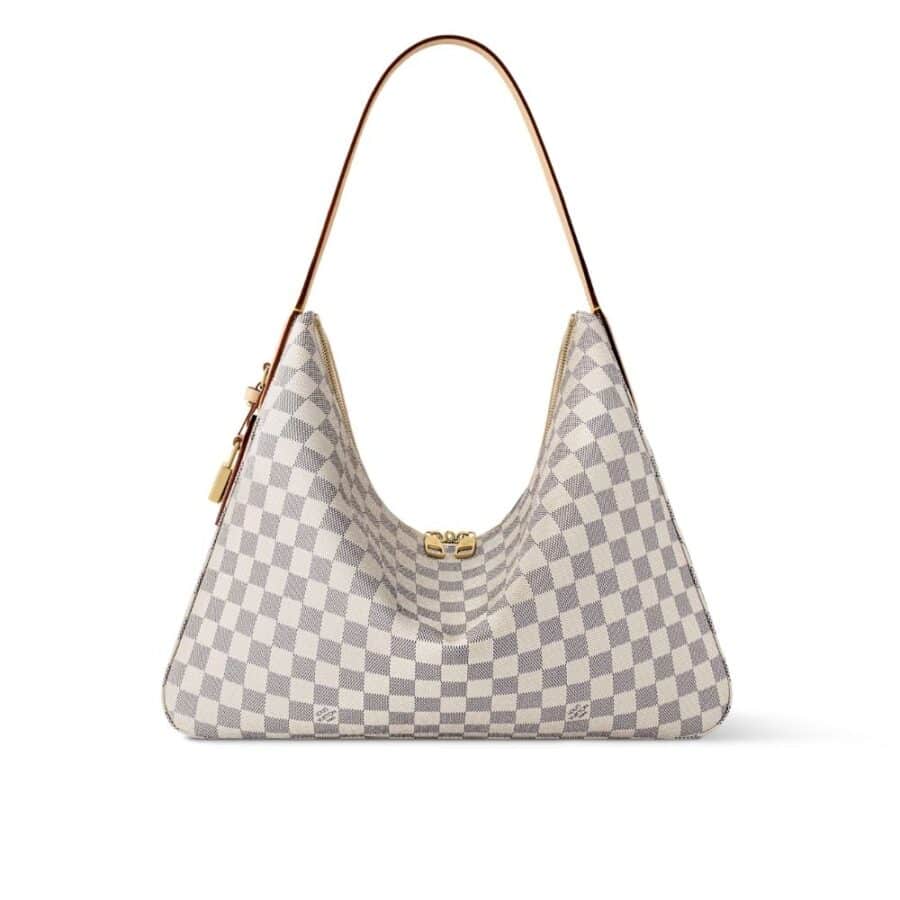 Louis Vuitton Slouchy MM Damier Azur 40Cm N00126
