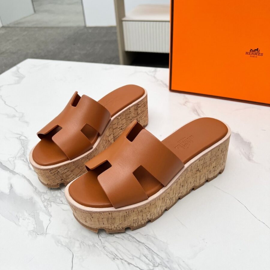 Alternative view of Hermes Eze 30 Sandal Natural H221026Z A3400