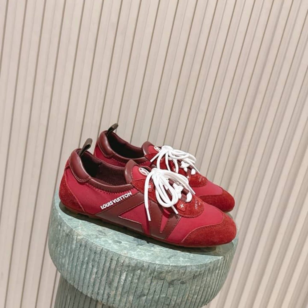 Louis Vuitton LV Sneakerina Bordeaux Red 1AIVJI - Image 11