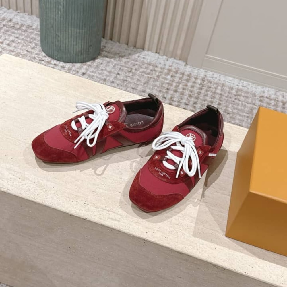 Louis Vuitton LV Sneakerina Bordeaux Red 1AIVJI - Image 8