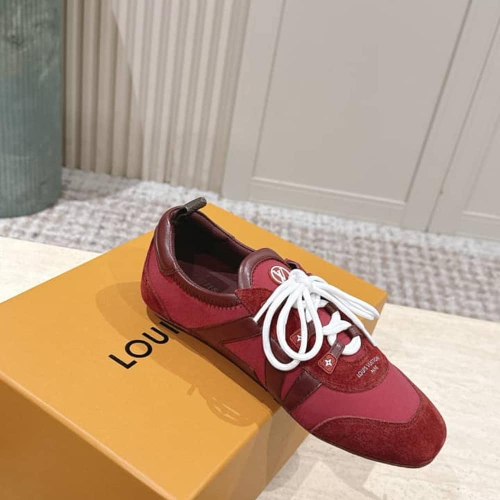 Louis Vuitton LV Sneakerina Bordeaux Red 1AIVJI - Image 6