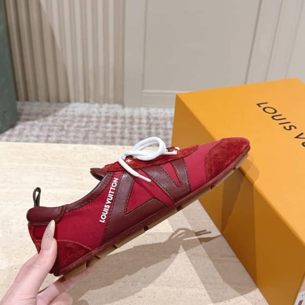 Louis Vuitton LV Sneakerina Bordeaux Red 1AIVJI - Image 5