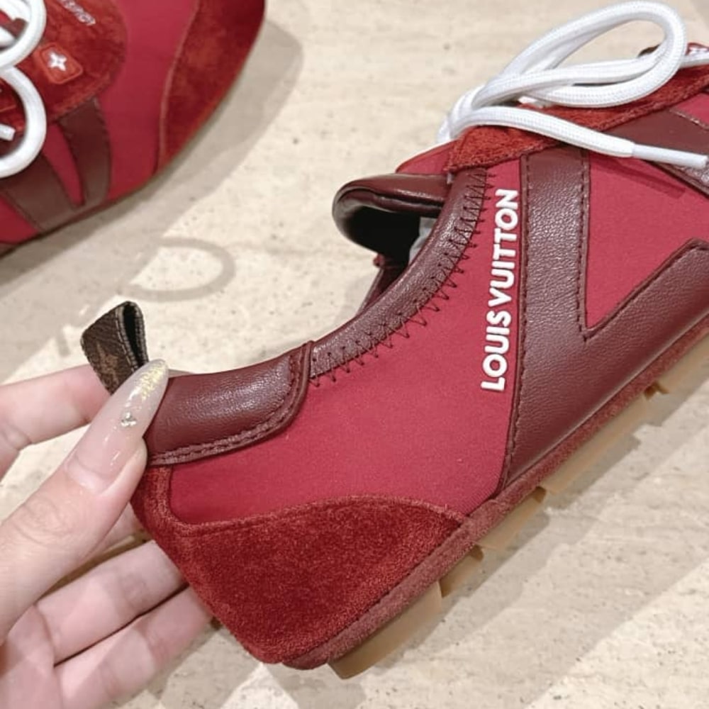 Louis Vuitton LV Sneakerina Bordeaux Red 1AIVJI - Image 4