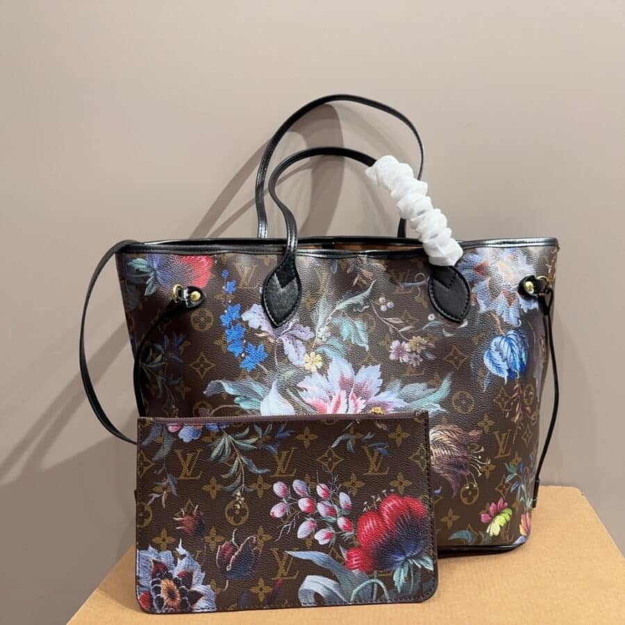 Alternative view of Louis Vuitton Neverfull MM Tote Bag Monogram Canvas Ebene 31cm M28918