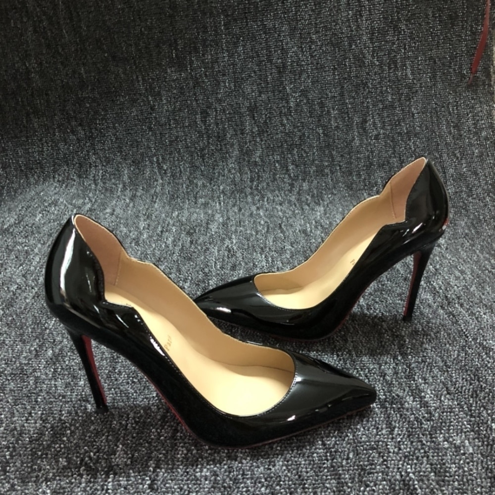 Christian Louboutin Hot Chick Pump Patent Leather Black 1190911BK01 - Image 3
