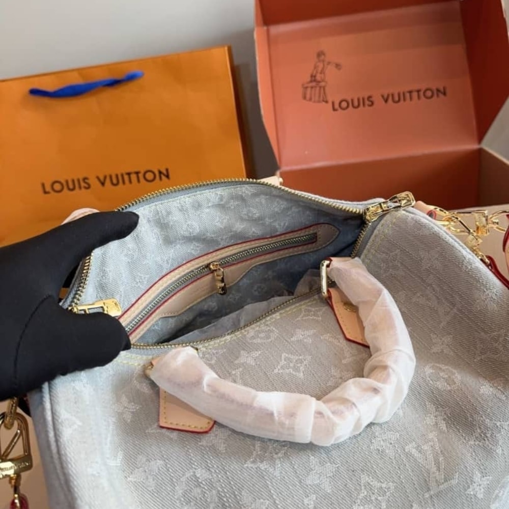 Louis Vuitton Speedy Soft 30 Washed Gray 30Cm M13344 - Image 8