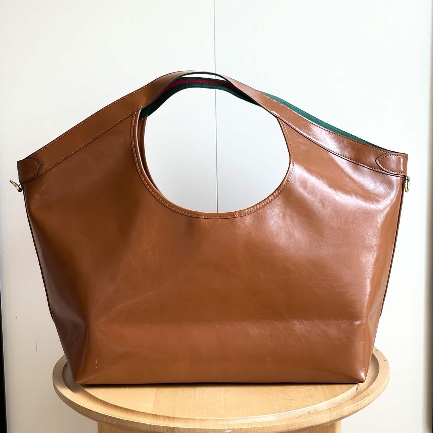 Gucci Giglio Large Tote Bag Dark Brown Leather 60Cm 853971 AAF2H 7645 - Image 6