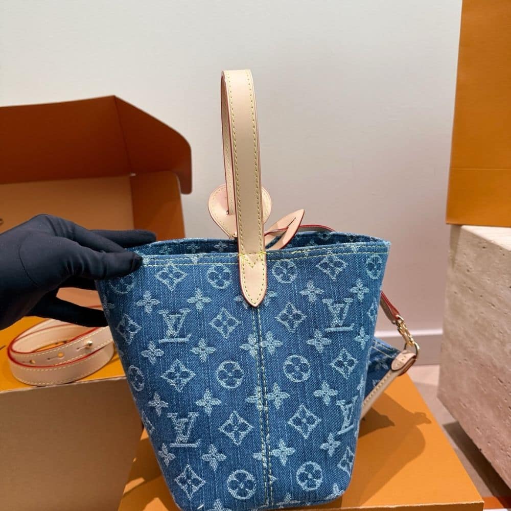 Louis Vuitton All In BB Blue Denim 18cm M28107 - Image 3