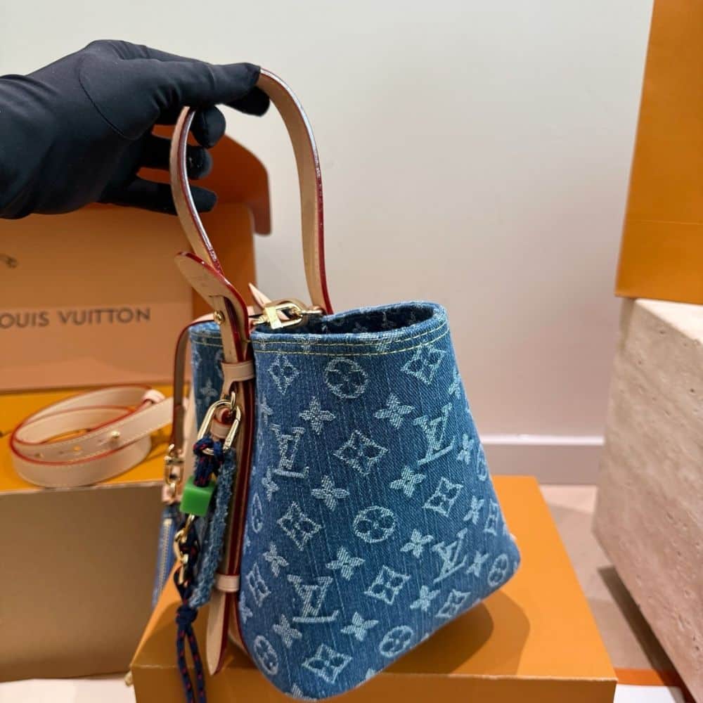 Louis Vuitton All In BB Blue Denim 18cm M28107 - Image 4