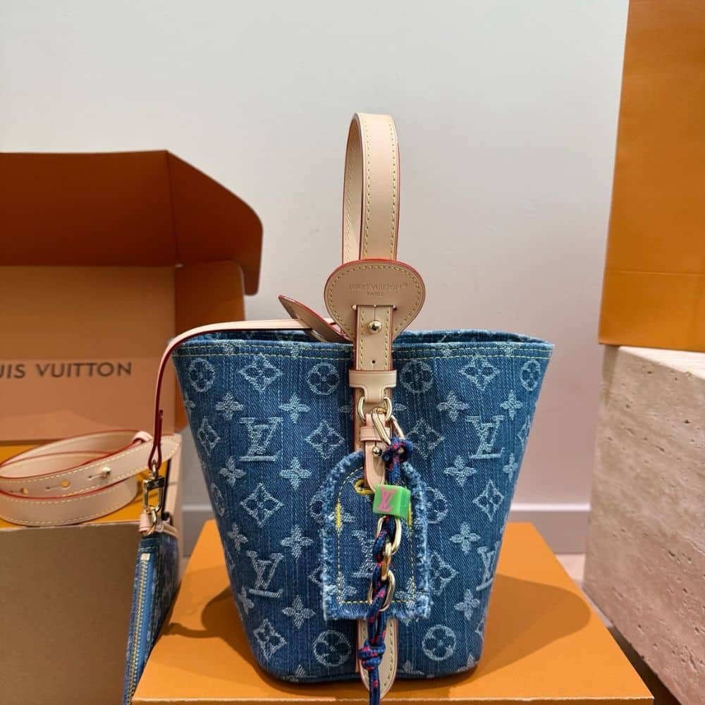 Louis Vuitton All In BB Blue Denim 18cm M28107 - Image 5