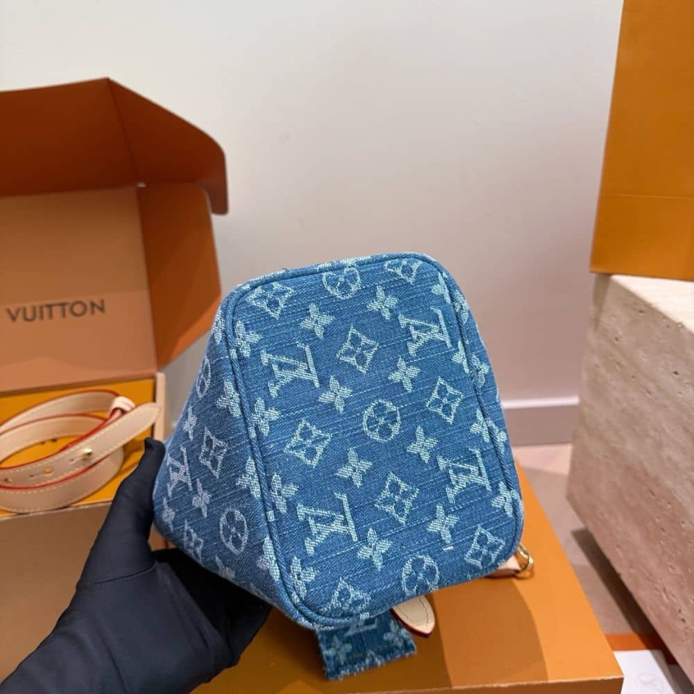 Louis Vuitton All In BB Blue Denim 18cm M28107 - Image 8