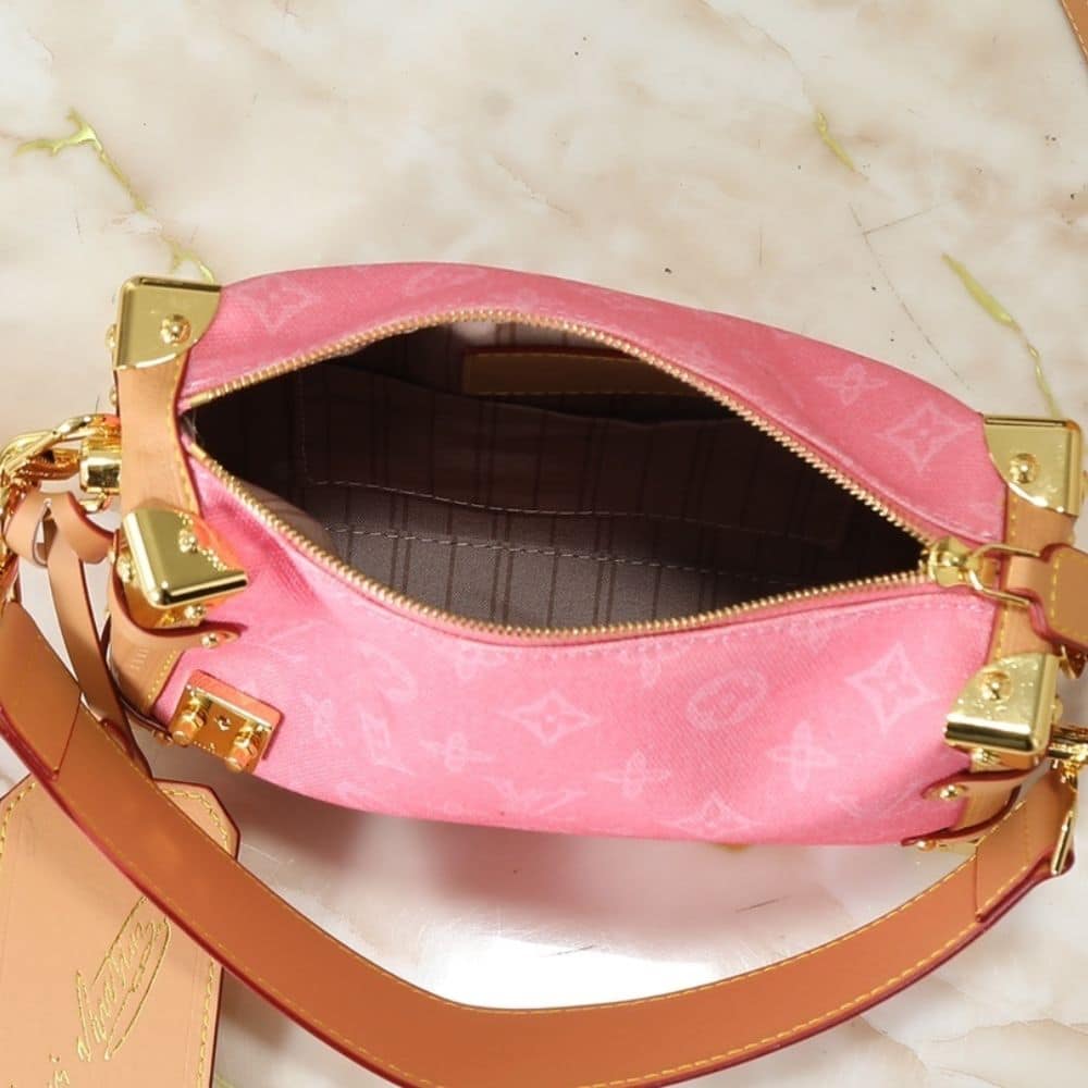 Louis Vuitton Side Trunk MM Monogram Origine Rose Ruban 23Cm - Image 4