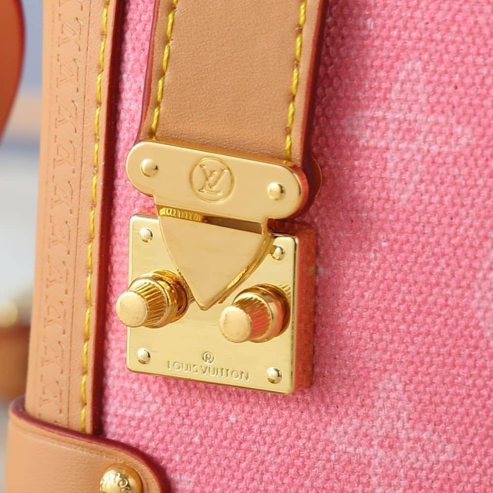 Louis Vuitton Side Trunk MM Monogram Origine Rose Ruban 23Cm - Image 7