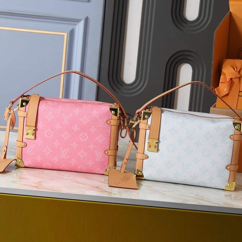 Louis Vuitton Side Trunk MM Monogram Origine Rose Ruban 23Cm - Image 10